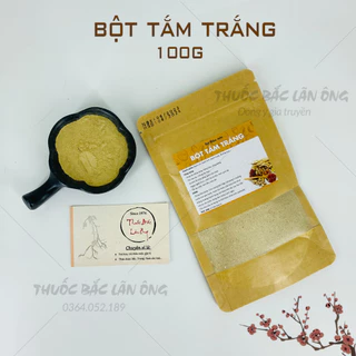 Bột tắm trắng thuốc bắc 100g, bột thuốc bắc 24 vị ủ trắng da, tẩy tế bào chết - Lãn Ông