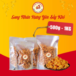 Long Nhãn Hưng Yên Sấy Khô Gói 500gr - 1kg Bếp Táo Quân