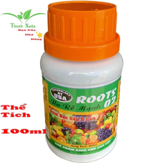 Roots 02 Ra Rễ Mạnh Dùng Cây Mai-Bonsai-Hoa Lan-Rau Màu và Cây Trồng Lọ 100ml