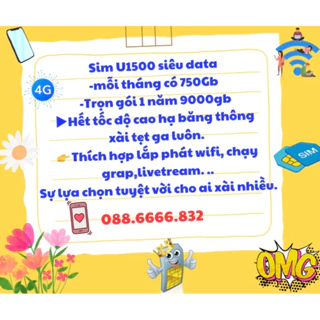 SIM VINA U1500 VÀO MẠNG 1 NĂM KHÔNG NẠP TIỀN