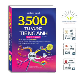 Sách - 3500 Từ Vựng Tiếng Anh Theo Chủ Đề (Bản Màu) - Tái Bản Lần Thứ 5