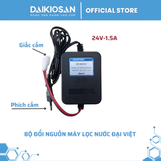 Bộ đổi nguồn 24V-1.5A Đại Việt dùng cho máy lọc nước RO có giắc cắm