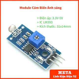 Module Cảm Biến Ánh Sáng, cảm biến cảm quang, cảm biến quang trở