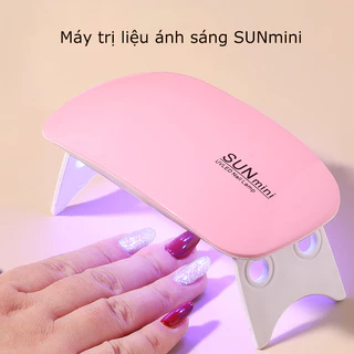 Máy hơ gel móng đèn led Sunmini 6W, chuyên dùng cá nhân làm móng tay hơ sơn gel, base top gel, màu gels-DREAM