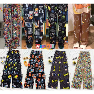 Quần Hoạt Hình Dài Ống Rộng Cartoon Pant V2 Oversize Ulzzang Unisex - MM Hồng Nhi Store