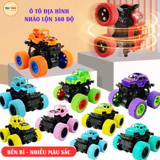 Đồ Chơi Ô Tô Địa Hình Nhào Lộn 360 Độ Toptoy, Chạy Cót Quán Tính Vui Nhộn Dễ Thương, Nhiều Màu Sắc Đẹp Mắt