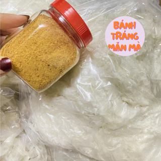 Combo 500g Bánh Tráng Phơi Sương Rìa Xé Dẻo Túi Zip Hũ Muối Nhuyễn Tôm Sặc Loại 1 Tây Ninh