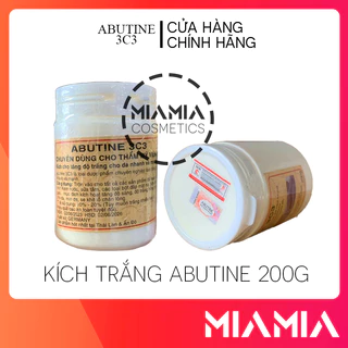 Kem Kích Trắng Da Body Abutine 3c3 Màu Vàng Thái Lan Chính Hãng 200g