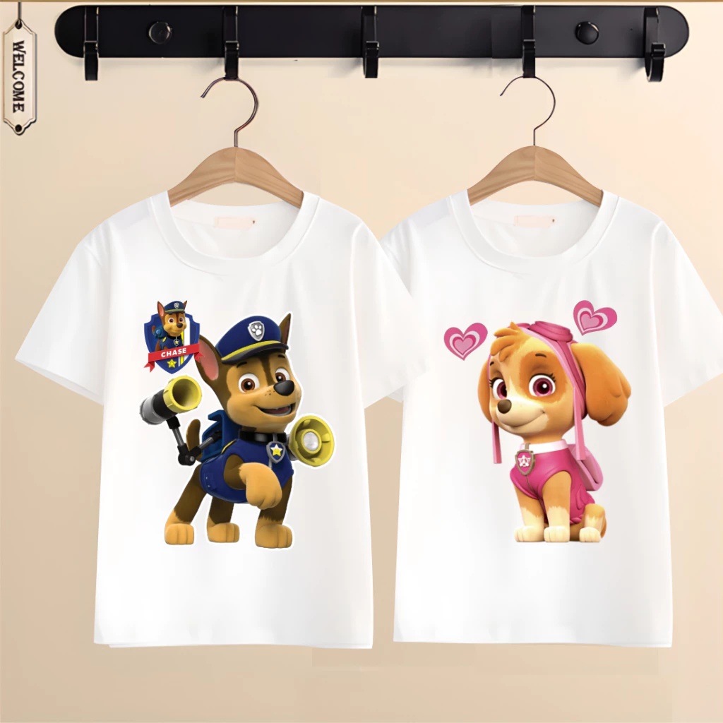 [ Đủ Size ] Áo thun đội chó cứu hộ - Paw Patrol tay ngắn cho bé