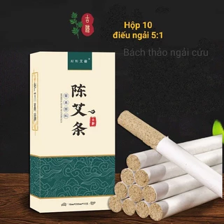 Hộp 10 Điếu ngải cứu nhung 5 năm-Nhang ngải cứu nhung