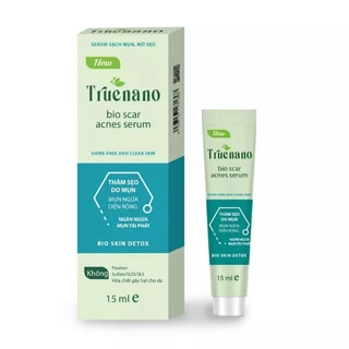 serum truenano đa sinh học đánh bay mụn mờ sẹo tuýp 15ml ( hàng chính hãng)