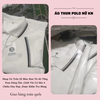 Aó Thun PoLo Nữ Màu Trắng