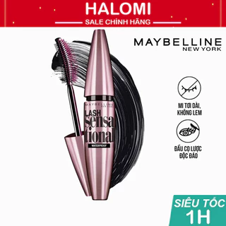 Mascara Maybelline Lash Sensational Tím Dài & Tơi Mi New York Không Lem Không Trôi 10ml