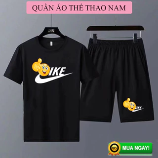 Bộ Thể Thao Nam, Quần Áo Nam. Chất Liệu Thun Lạnh, Thoáng Mát, Mềm Mịn, Phong Cách Thể Thao, Năng Động