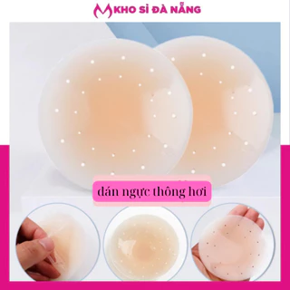 Miếng dán ngực silicone siêu mỏng có lỗ thoáng khí chống dộng mồ hôi