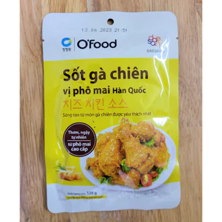 O’FOOD (gói VÀNG 120g) SỐT GÀ CHIÊN VỊ PHÔ MAI HÀN QUỐC DAESANG Fried Chicken with Cheese Sauce