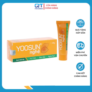 Kem nghệ Yoosun (Tuýp 25g) - Giúp Ngăn Ngừa Mụn Mờ Vết Sẹo Thâm Do Mụn, Từ Tinh Chất Nghệ, Làm Mát Mềm Và Mịn Da