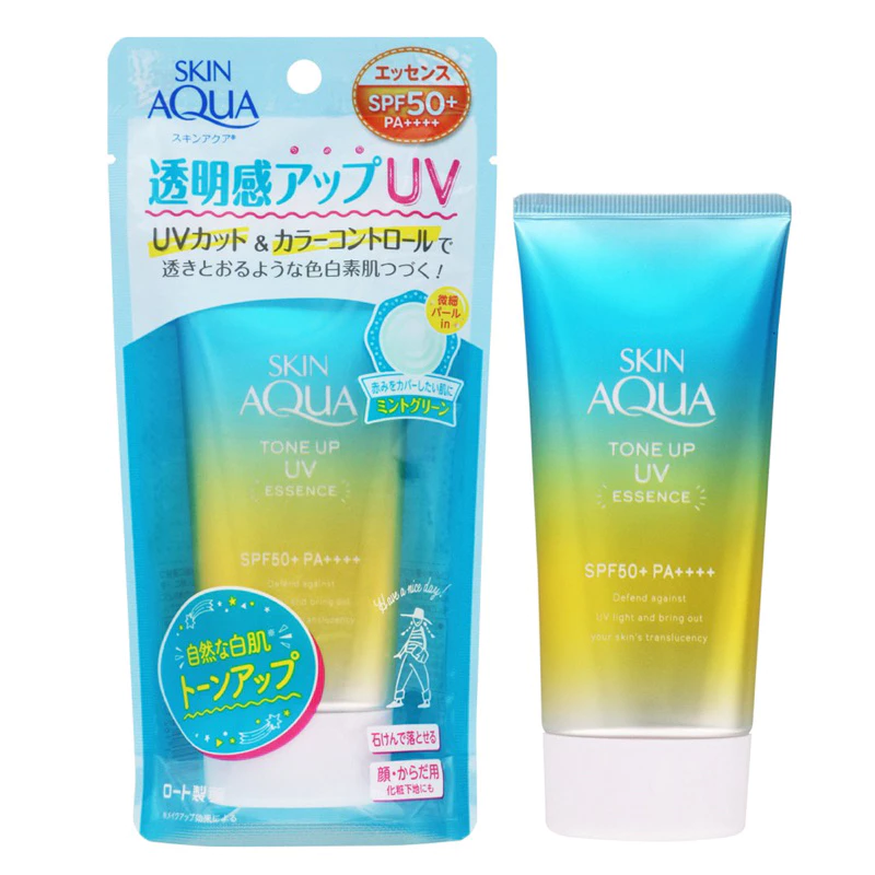 kem chống nắng skin aqua xanh lá