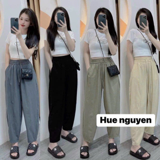 Quần Baggy gió thun siêu mềm mịn, co giãn 4 chiều- M399