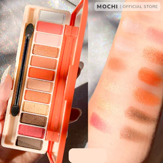 Bảng Phấn Mắt Nhũ Lì 12 Màu Có Gương Kèm Cọ Đánh Mắt Make Up Trang Điểm Mắt Play Color MOCHI SHOP