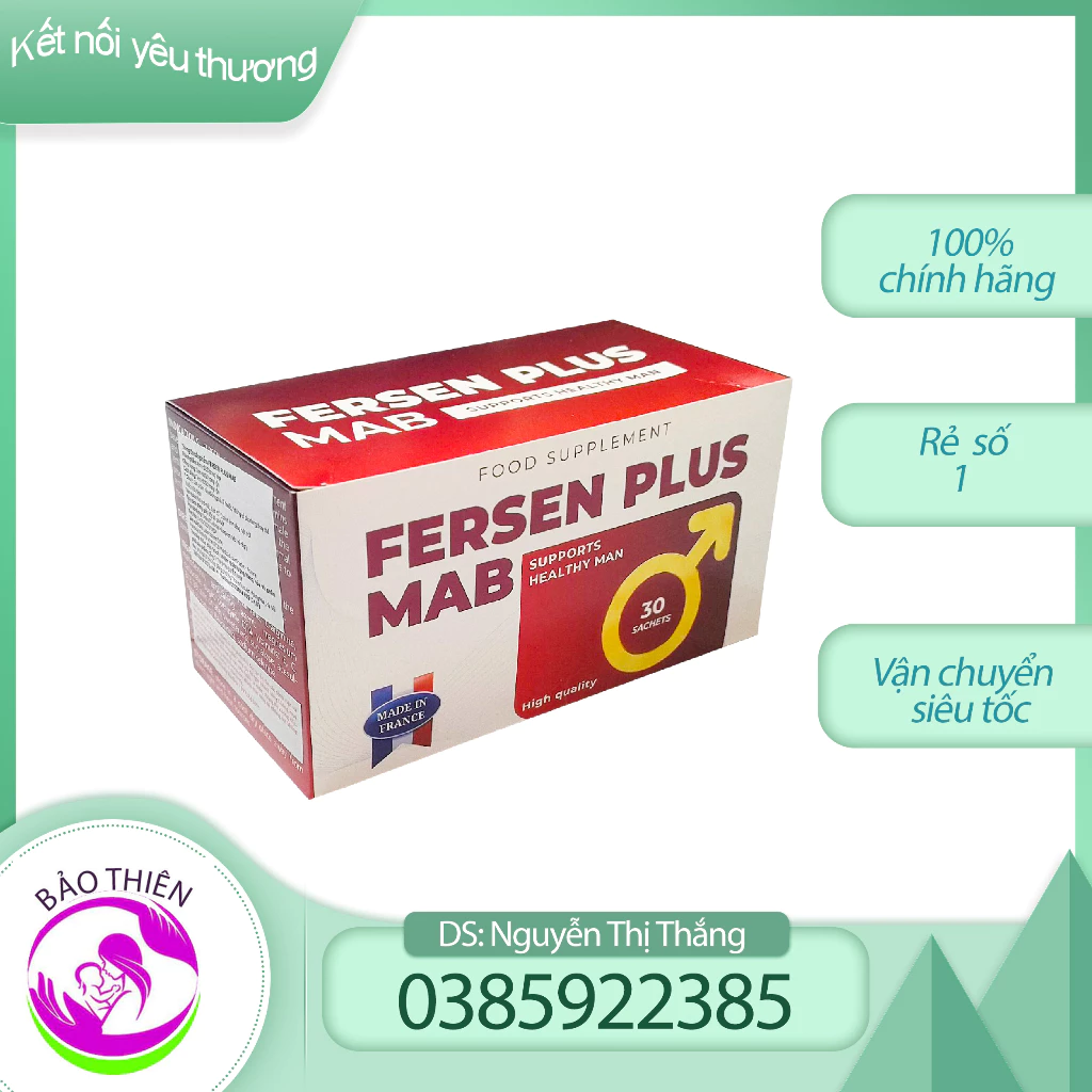 fersen plus bổ tinh trùng hỗ trợ sinh sản cho nam giới