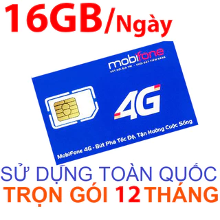 sim 4g mobifone trọn gói không nạp tiền