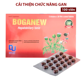 (100 viên) Bổ gan BOGANEW , Bổ gan - lợi mật - Tăng cường chức năng gan