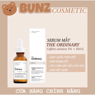 Serum The ordinary chiết xuất Caffeine Solution 5% + EGCG dưỡng mắt