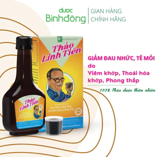 Thảo Linh Tiên Dược Bình Đông - Giúp giảm đau nhức, tê bì chân tay, thoái hóa khớp, thấp khớp, phong thấp - Chai 280ml