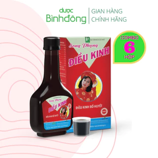 Combo 6 chai Song Phụng Điều Kinh Dược Bình Đông - Bổ huyết, Điều hòa kinh nguyệt, Giảm đau bụng kinh - chai 280ml