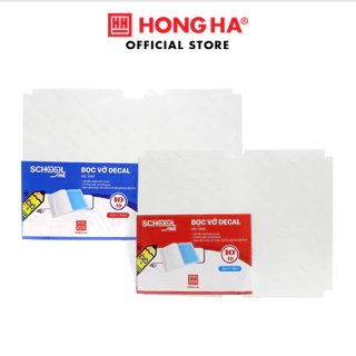 Bọc sách, vở decal Hồng Hà (tâp 10 chiếc) - 3560/3561