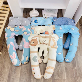 GỐI CHỮ U CHẤT COTTON CHO BÉ ⚡️FREE SHIP⚡️GỐI NGỦ CHỮ U CHO BÉ SƠ SINH ĐẾN 1 TUỔI