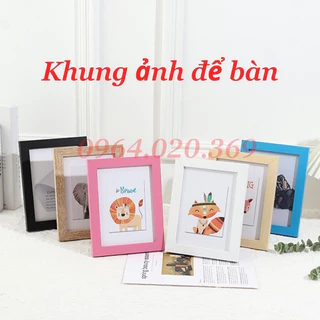 Khung Ảnh Để Bàn 10x15, 13x18, 15x21 Mặt Mika Giá Rẻ - Khung Hình Để Bàn kèm chân đế