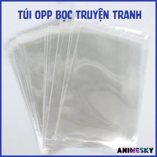 [Có sẵn] Combo 50 Túi bóng kính OPP bọc truyện tranh tất cả kích thước các NXB