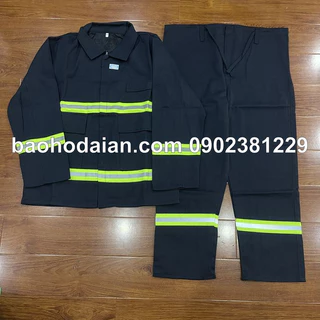 Quần áo phòng cháy chữa cháy 2 lớp màu xanh TT56
