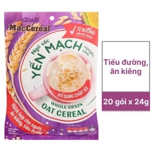 Ngũ cốc Yến mạch Maccereal (20 gói x 28g) (Tặng 1 gói trà sữa Hillway)