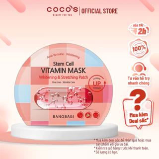 Mặt Nạ Banobagi Dưỡng Sáng, Hỗ Trợ Nâng Cơ Stem Cell Vitamin Mask 30g - Whitening & Stretching Patch