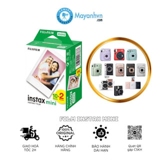 Film Instax mini cho máy ảnh Fujifilm Instax Mini (Trắng)