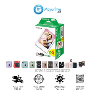 Film Fujifilm Instax Mini các loại như mini 8,9,70,90 ( 10->20 kiểu )