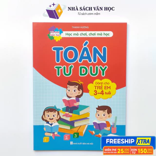 Sách - Combo Toán Tư Duy Và Thẻ Cho Bé Từ 3-4 Tuổi