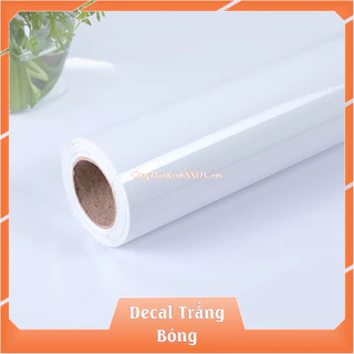 Decal Trắng Dán Kính, Dán Tường, Dán Nội Thất Decor, Có Sẵn Keo