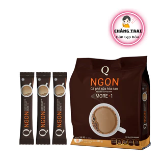 Cà Phê TRẦN QUANG NGON Đậm vị Ống 24*20G Cafe Sữa Hoà Tan 3 in 1