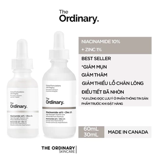 TINH CHẤT THE ORDINARY NIACINAMIDE 10% + ZINC 1% 30ML