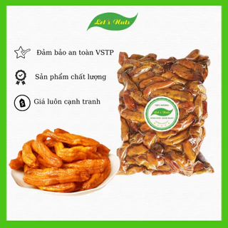 Chuối sấy dẻo Let's Nuts đặc sản Đà Lạt túi 1kg sấy tự nhiên