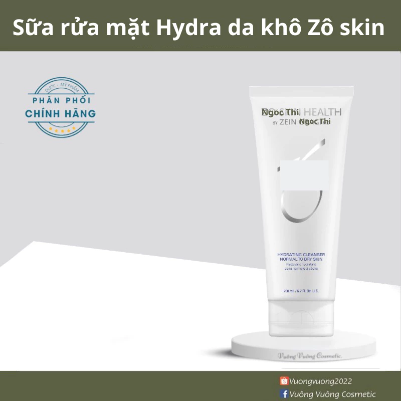 Sữa rửa mặt cho da khô, da nhạy cảm HYDRATING CLEANSER