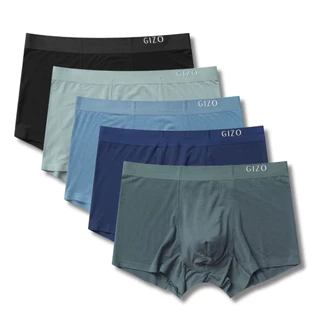 Combo 3 quần lót nam boxer đùi chất vải gỗ sồi siêu thoáng mềm mịn GIZ01A