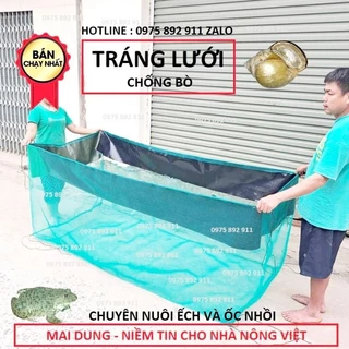 Tráng nuôi ốc nhồi, ếch cá, chạch mới nở