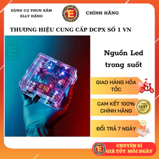 Nguồn máy pen Led trong suốt dùng máy xăm, ổn áp máy pen ổn định điện