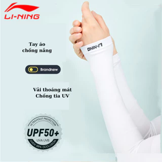 Găng Tay Chống Nắng LI-NING Mỏng Mát Chống Tia Cực Tím UPF50+ Cho Nam Nữ Đi Xe Đạp Chạy Bộ Mùa Hè