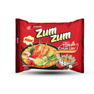 Gói Mì ZumZum Tôm Chua Cay One One 60gr ăn liền 1k 3 MIHAMEX ba miền hảo chua gấu thùng 30 đại indomie trẻ em Zum Zum